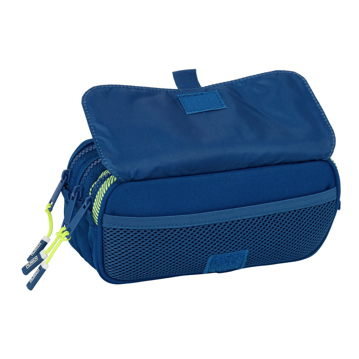Tredubbel Carry-all Munich North Marinblå 21,5 x 10 x 8 cm-Kontor och Kontorsmaterial, Skol- och utbildningsmaterial-Munich-peaceofhome.se