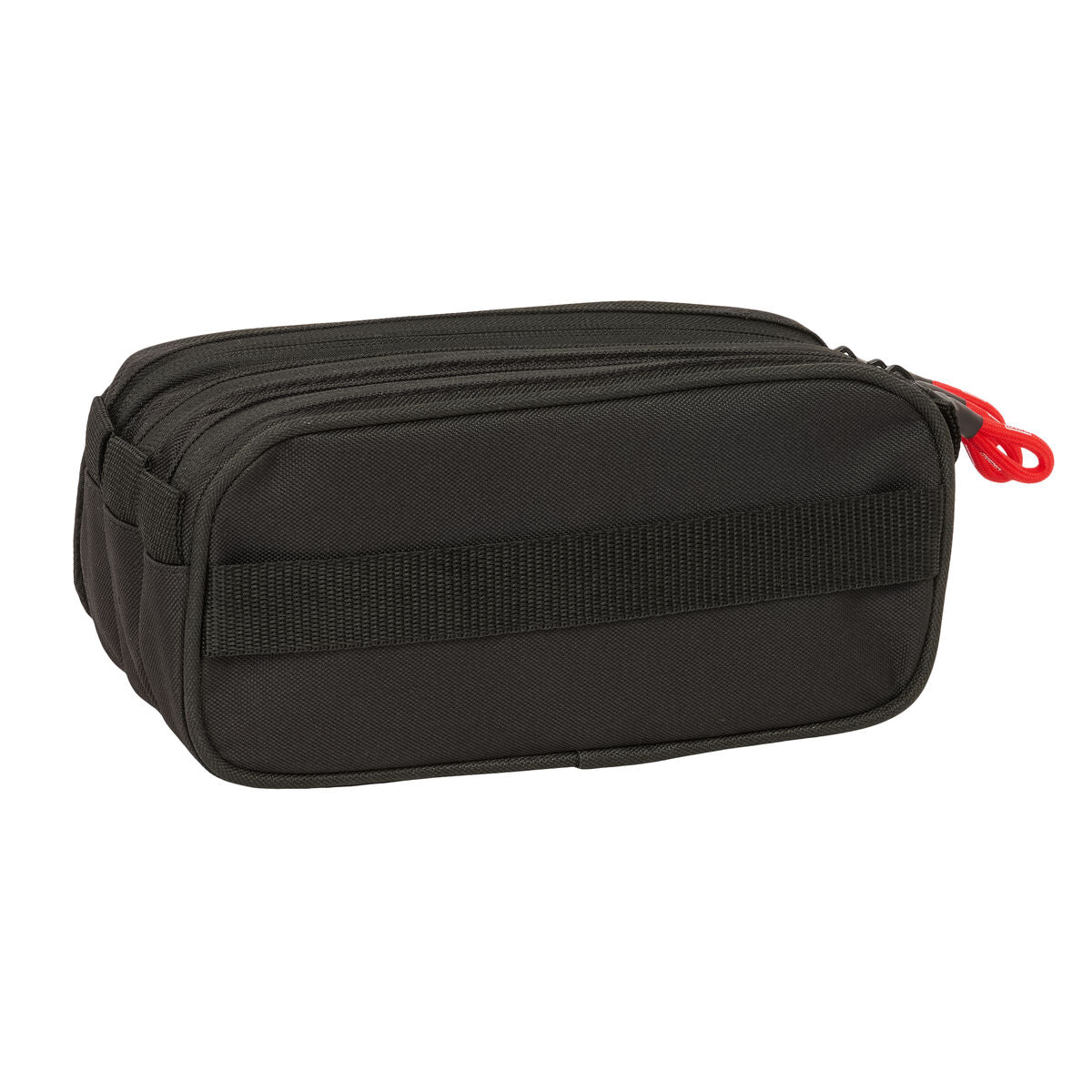 Tredubbel Carry-all Munich Vulcan Svart 21,5 x 10 x 8 cm-Kontor och Kontorsmaterial, Skol- och utbildningsmaterial-Munich-peaceofhome.se
