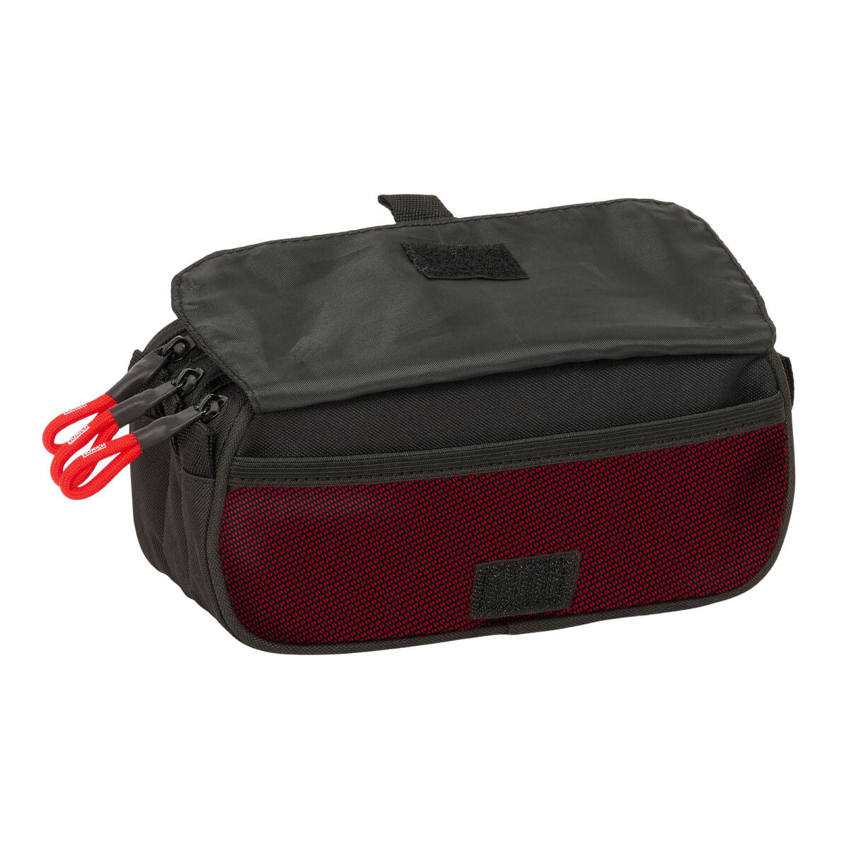Tredubbel Carry-all Munich Vulcan Svart 21,5 x 10 x 8 cm-Kontor och Kontorsmaterial, Skol- och utbildningsmaterial-Munich-peaceofhome.se