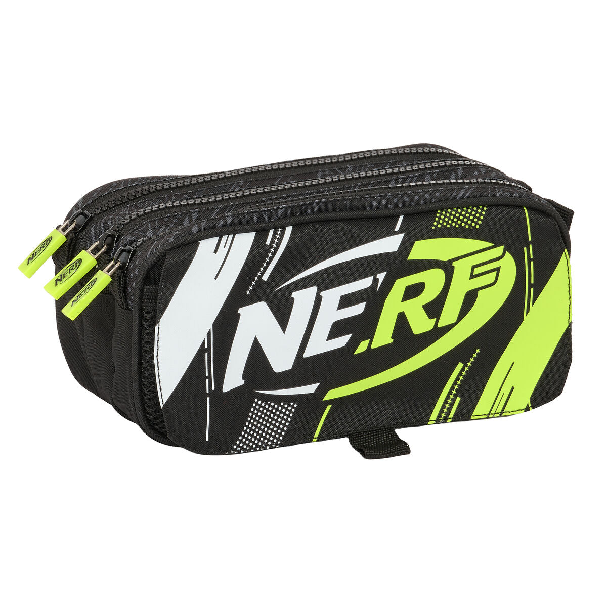 Tredubbel Carry-all Nerf Get ready Svart 21,5 x 10 x 8 cm-Kontor och Kontorsmaterial, Skol- och utbildningsmaterial-Nerf-peaceofhome.se