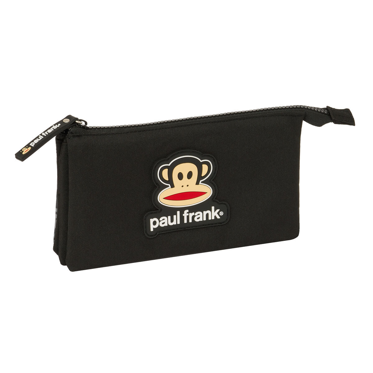 Tredubbel Carry-all Paul Frank Join the fun Svart 22 x 12 x 3 cm-Kontor och Kontorsmaterial, Skol- och utbildningsmaterial-Paul Frank-peaceofhome.se