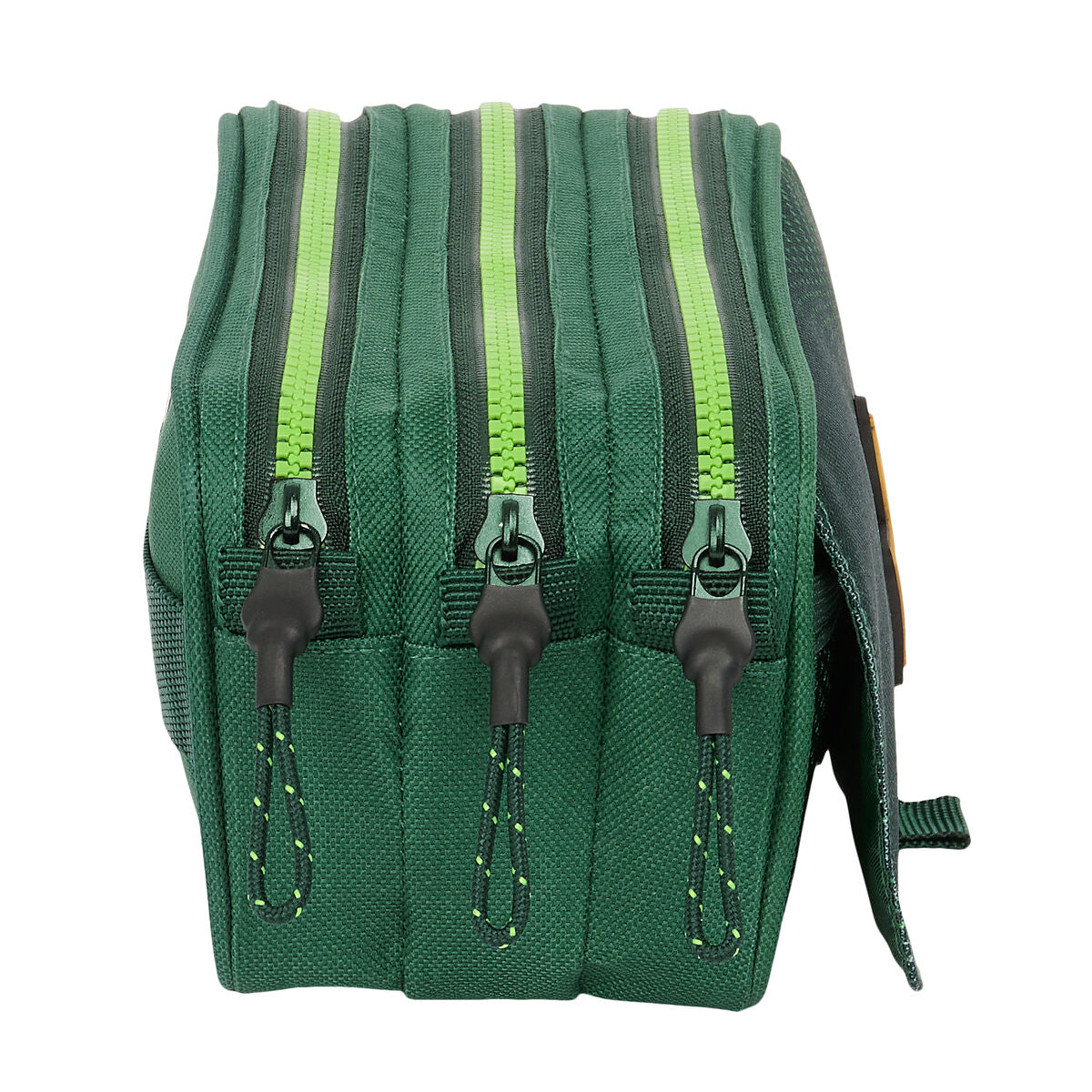 Tredubbel Carry-all Real Betis Balompié Grön 21,5 x 10 x 8 cm-Kontor och Kontorsmaterial, Skol- och utbildningsmaterial-Real Betis Balompié-peaceofhome.se