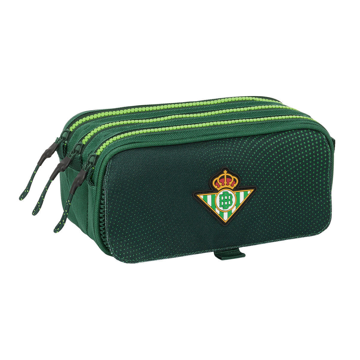 Tredubbel Carry-all Real Betis Balompié Grön 21,5 x 10 x 8 cm-Kontor och Kontorsmaterial, Skol- och utbildningsmaterial-Real Betis Balompié-peaceofhome.se
