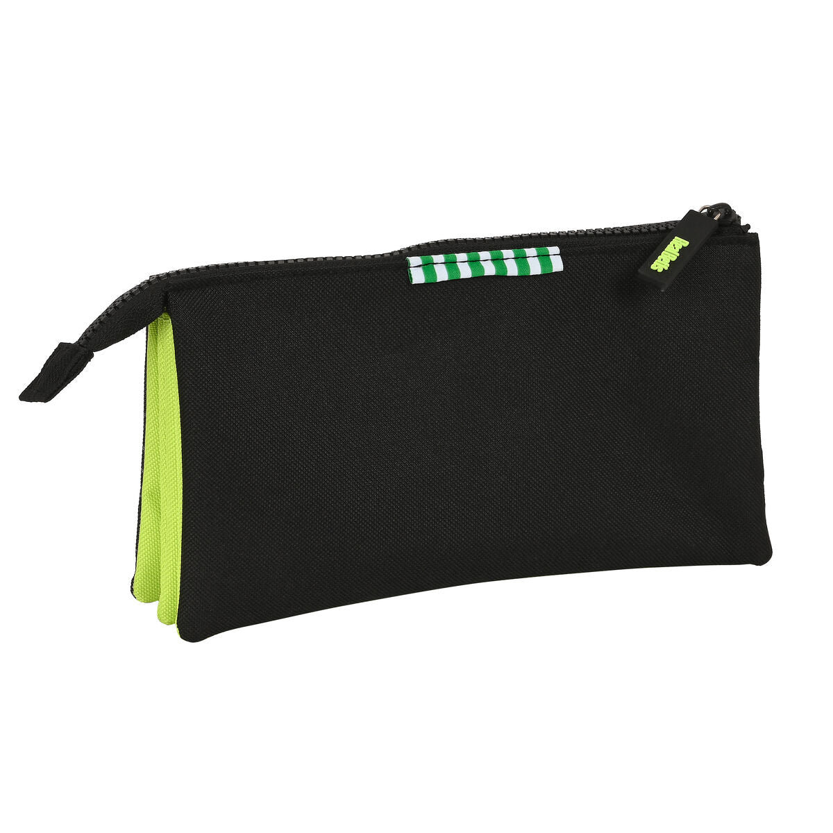 Tredubbel Carry-all Real Betis Balompié Svart Lime 22 x 12 x 3 cm