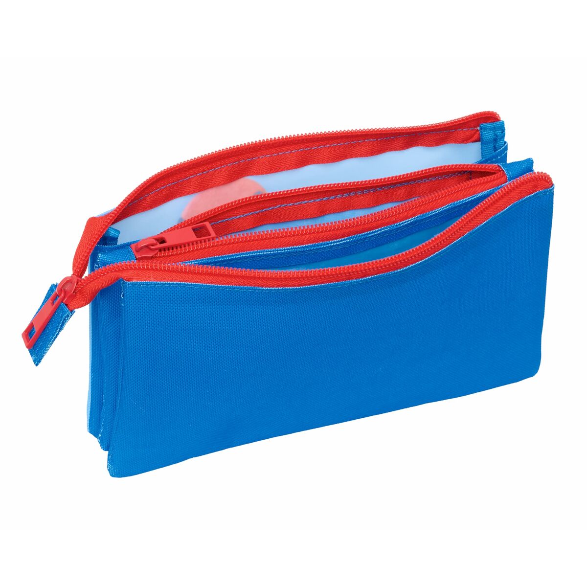 Tredubbel Carry-all Spidey Blå 22 x 12 x 3 cm-Kontor och Kontorsmaterial, Skol- och utbildningsmaterial-Spidey-peaceofhome.se