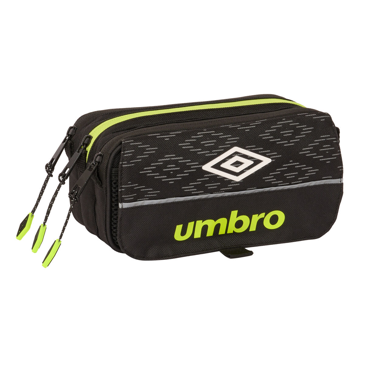 Tredubbel Carry-all Umbro Lima Svart 21,5 x 10 x 8 cm-Kontor och Kontorsmaterial, Skol- och utbildningsmaterial-Umbro-peaceofhome.se