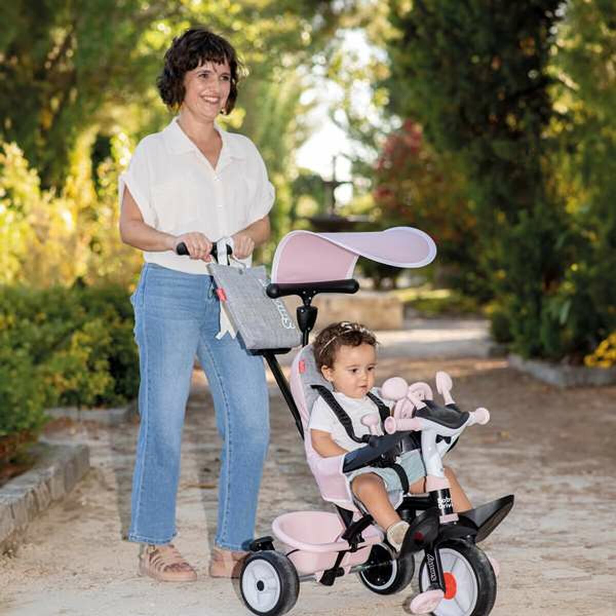 Trehjuling Smoby Baby Driver Confort Metallic-Leksaker och spel, Sport och utomhus-Smoby-peaceofhome.se