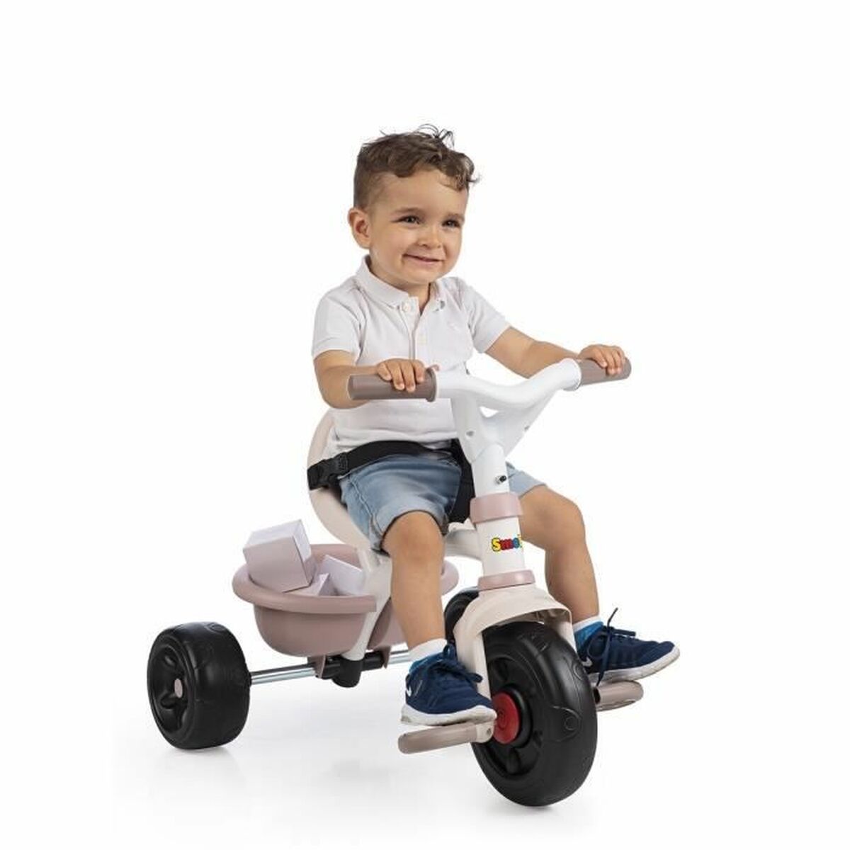 Trehjuling Smoby Be Fun 68 x 52 x 52 cm Rosa-Leksaker och spel, Sport och utomhus-Smoby-peaceofhome.se