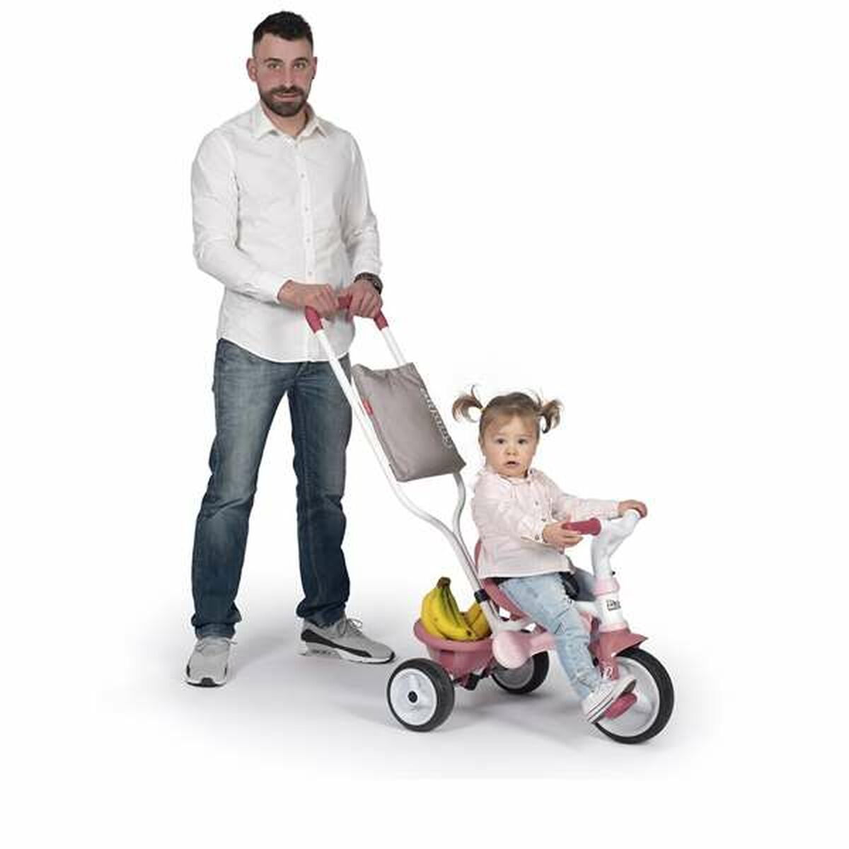 Trehjuling Smoby Be Move Confort Rosa-Leksaker och spel, Sport och utomhus-Smoby-peaceofhome.se