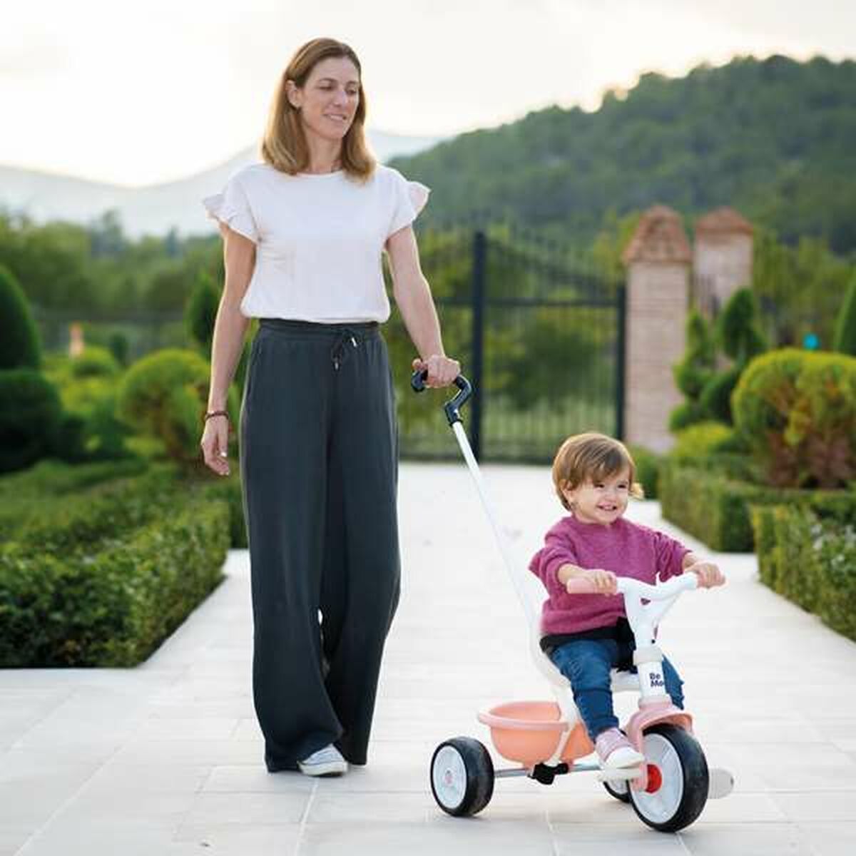 Trehjuling Smoby Metallic-Leksaker och spel, Sport och utomhus-Smoby-peaceofhome.se