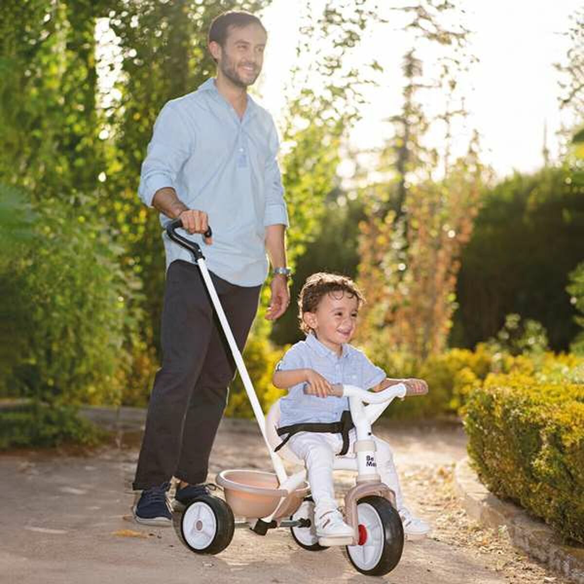 Trehjuling Smoby Metallic-Leksaker och spel, Sport och utomhus-Smoby-peaceofhome.se