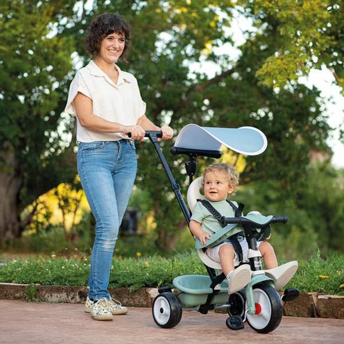 Trehjuling Smoby Metallic-Leksaker och spel, Sport och utomhus-Smoby-peaceofhome.se
