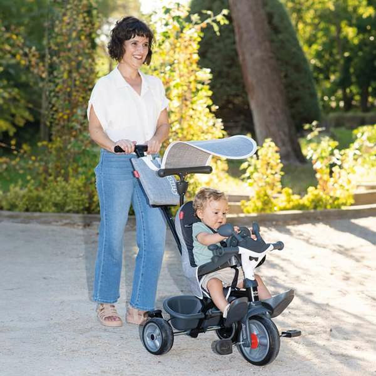 Trehjuling Smoby Metallic-Leksaker och spel, Sport och utomhus-Smoby-peaceofhome.se