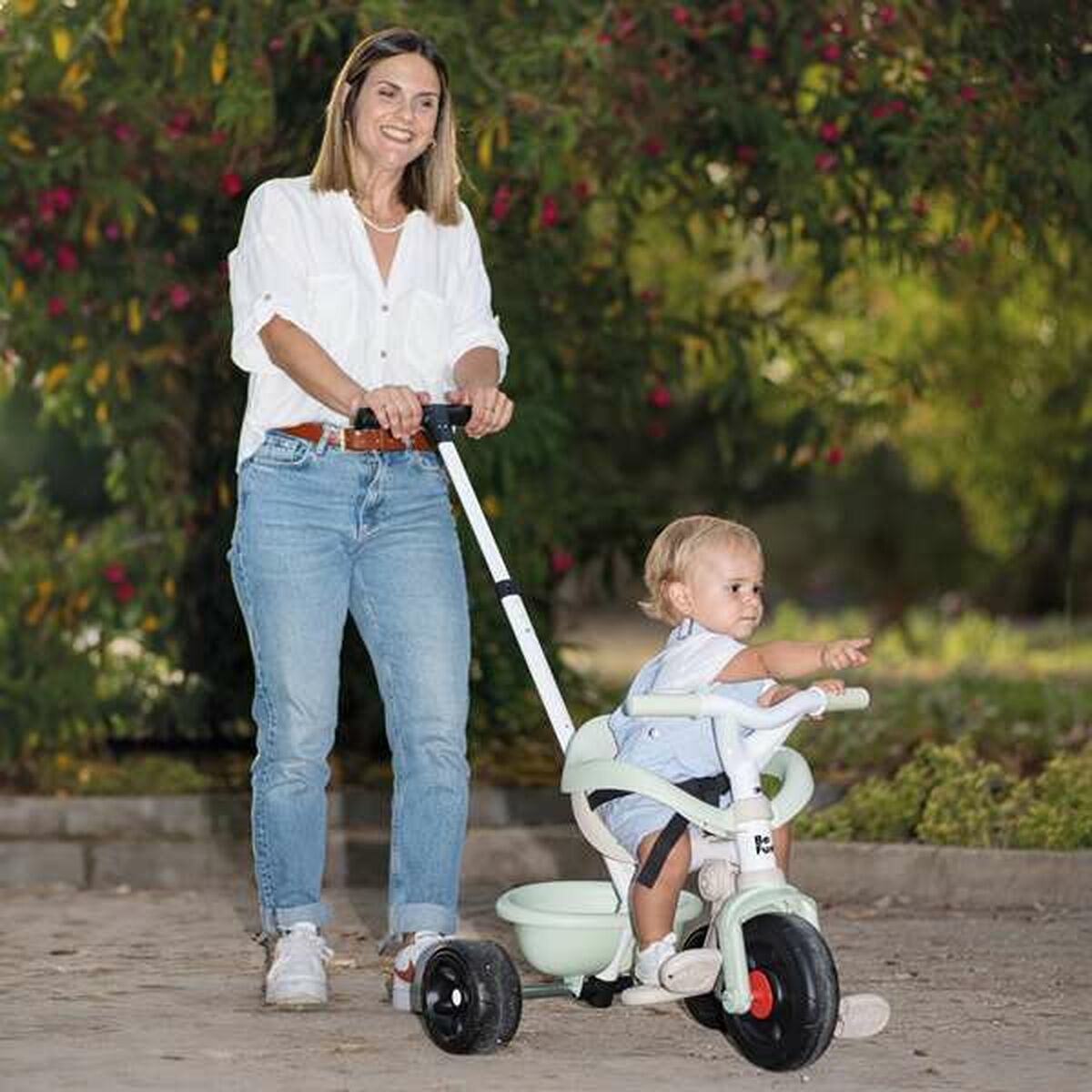 Trehjuling Smoby Metallic-Leksaker och spel, Sport och utomhus-Smoby-peaceofhome.se