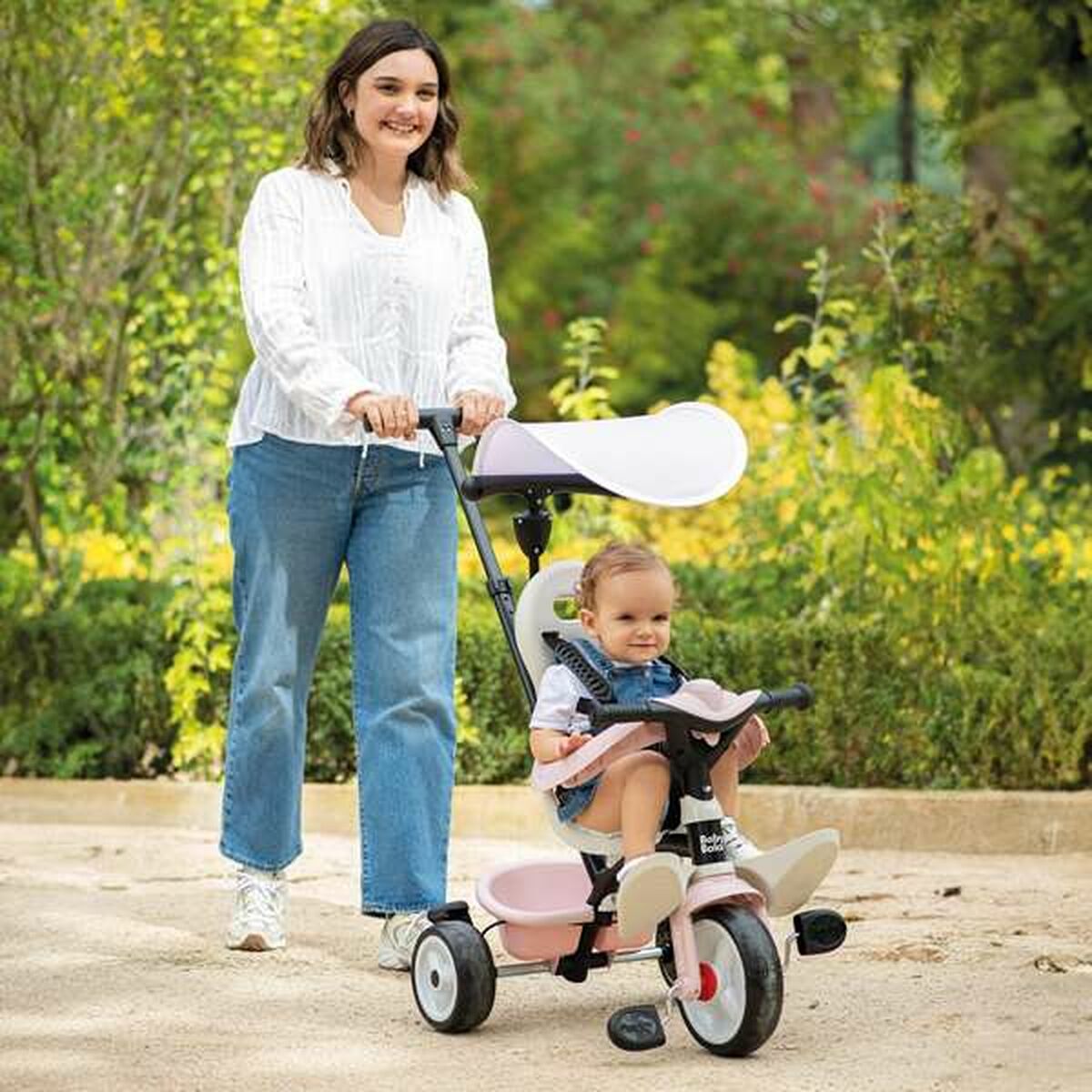 Trehjuling Smoby Metallic-Leksaker och spel, Sport och utomhus-Smoby-peaceofhome.se