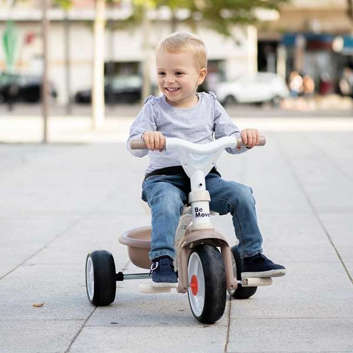 Trehjuling Smoby Metallic-Leksaker och spel, Sport och utomhus-Smoby-peaceofhome.se