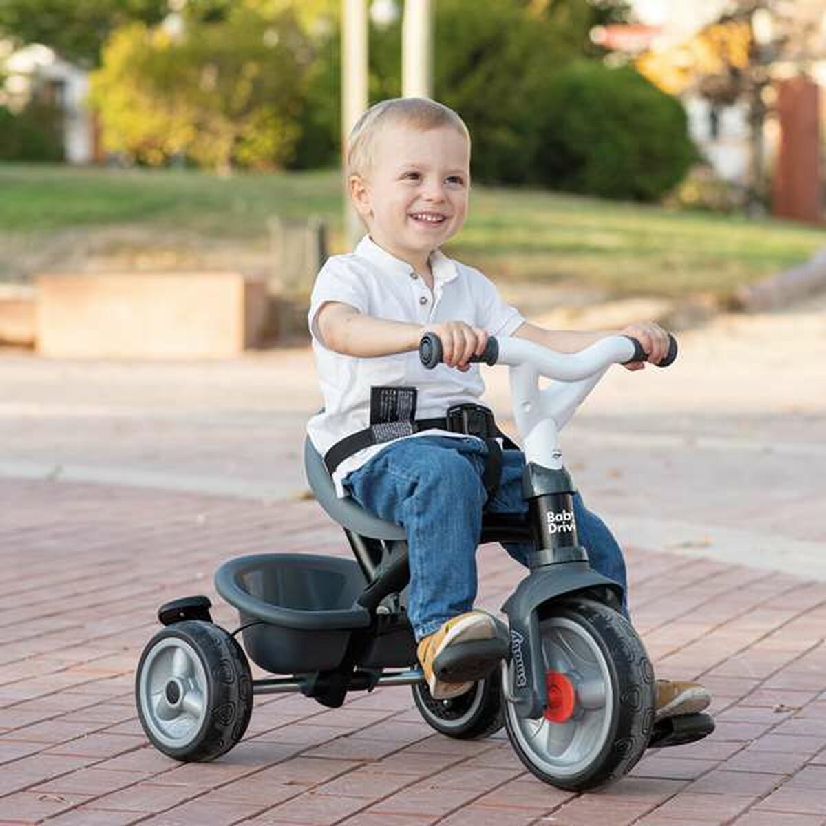 Trehjuling Smoby Metallic-Leksaker och spel, Sport och utomhus-Smoby-peaceofhome.se
