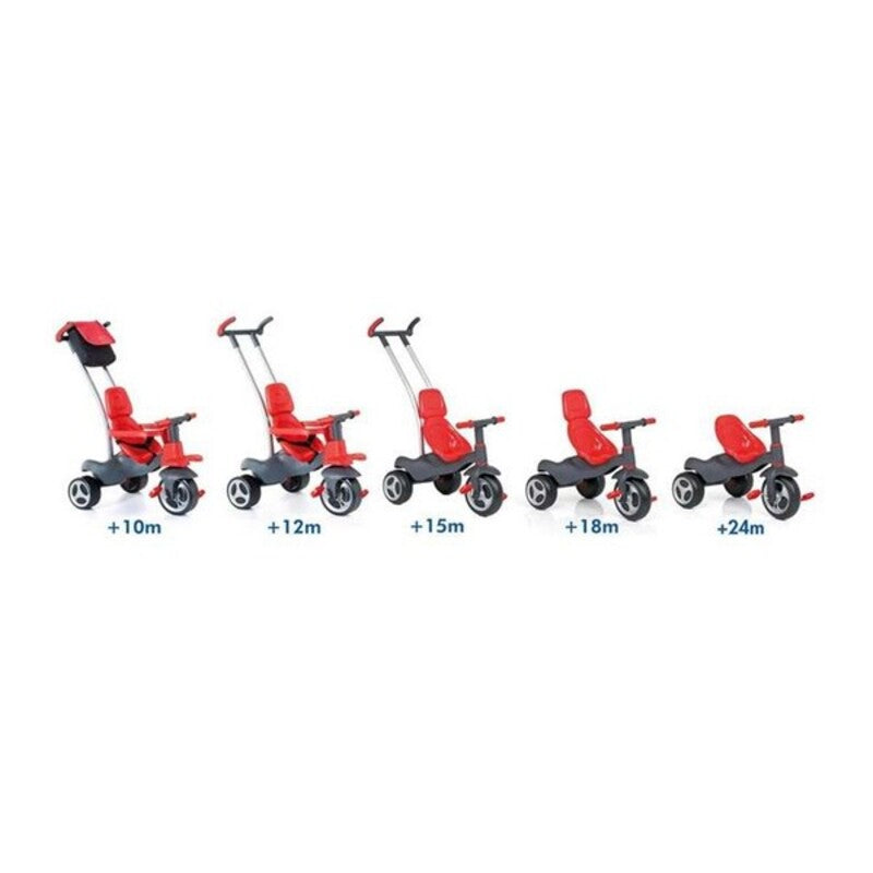 Trehjuling Urban Trike Red Moltó (98 cm)-Leksaker och spel, Sport och utomhus-Moltó-peaceofhome.se