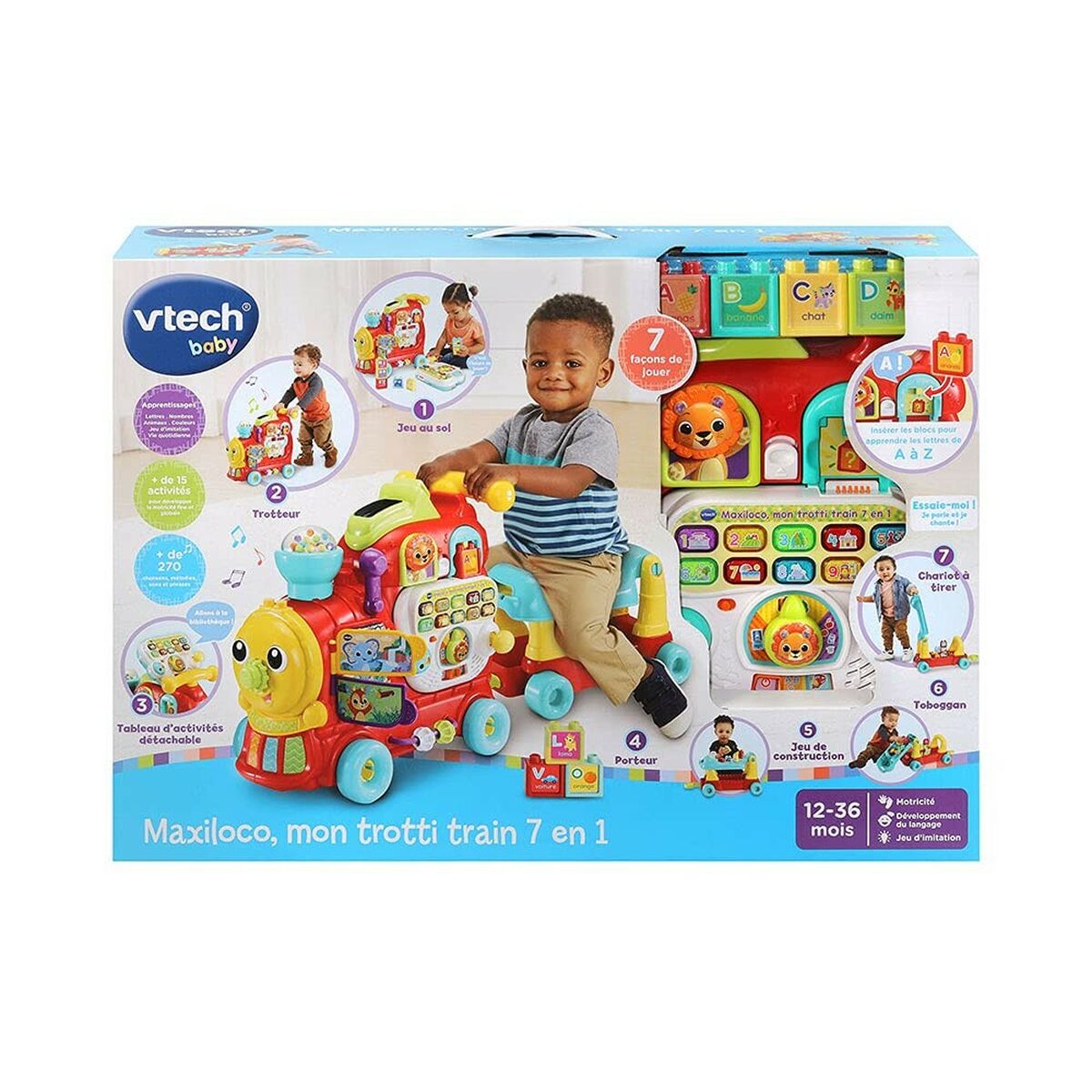 Trehjuling Vtech Baby 80-547805 (FR)-Leksaker och spel, Elektroniska leksaker-Vtech Baby-peaceofhome.se