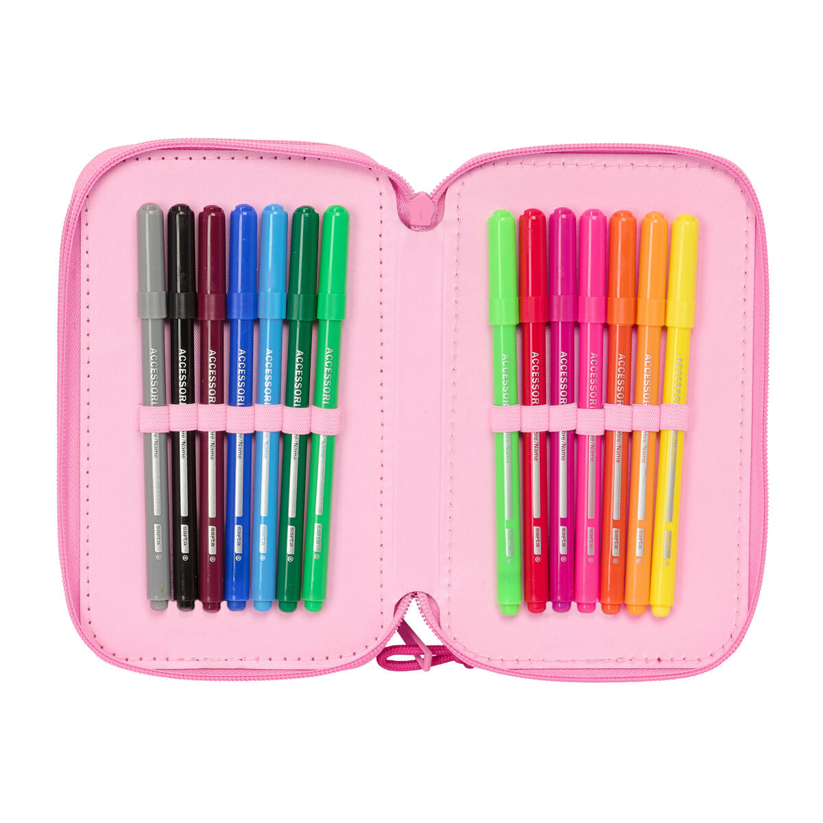 Trippel pennfodral Lilo & Stitch Chill Rosa Mint 12,5 x 19,5 x 5,5 cm 37 Delar-Kontor och Kontorsmaterial, Skol- och utbildningsmaterial-Lilo & Stitch-peaceofhome.se