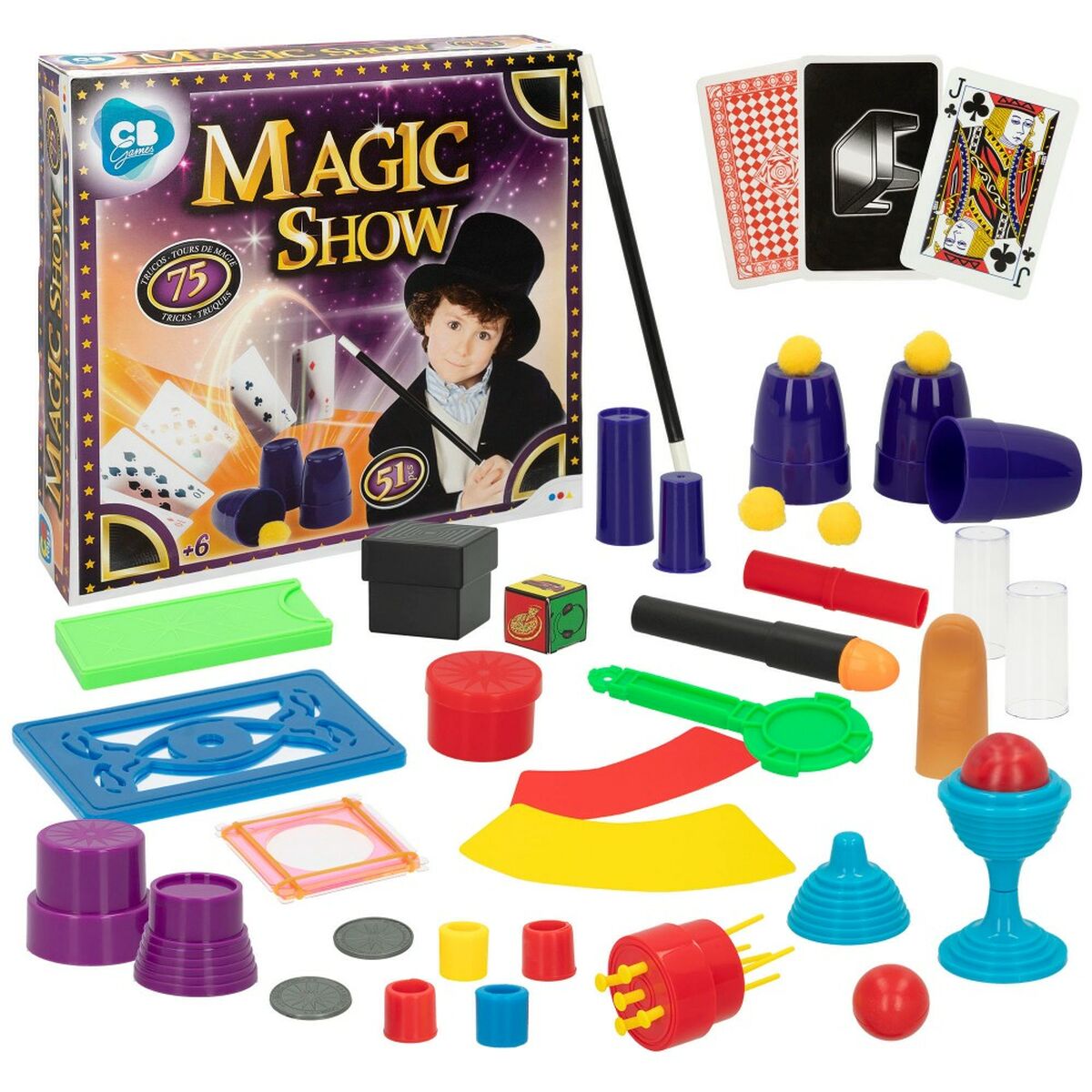 Trollerispel Colorbaby Magic Show ES-Leksaker och spel, Original- och skämtgåvor-Colorbaby-peaceofhome.se