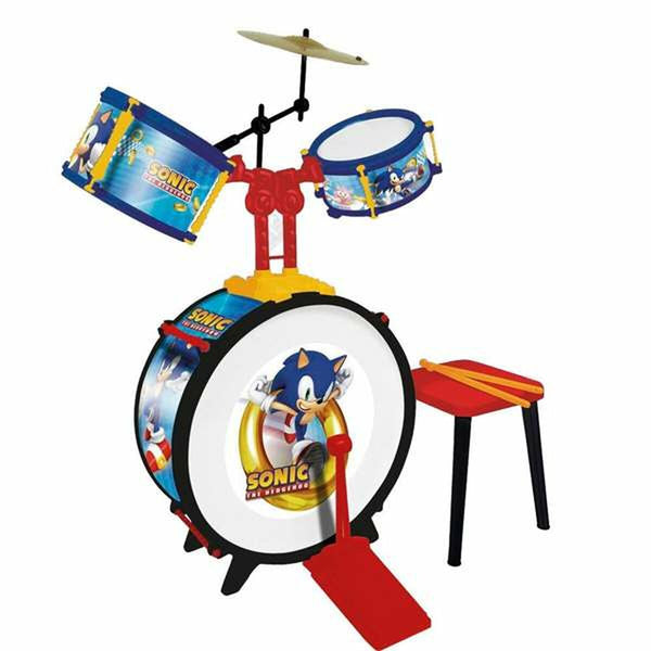 Trumset Sonic Barn-Leksaker och spel, Barns Musikinstrument-Sonic-peaceofhome.se