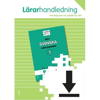 Tummen upp! Svenska kartläggning åk 1 Lärarhandledning (nedladdningsbar)-Digitala böcker-Liber-peaceofhome.se