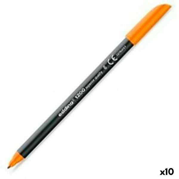 Tuschpennor Edding 1200 Orange (10 antal)-Kontor och Kontorsmaterial, Kulspetspennor, pennor och skrivverktyg-Edding-peaceofhome.se