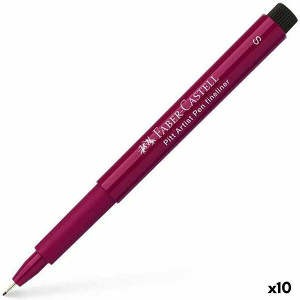 Tuschpennor Faber-Castell Pitt Artist Fineliner S Magenta (10 antal)-Kontor och Kontorsmaterial, Kulspetspennor, pennor och skrivverktyg-Faber-Castell-peaceofhome.se