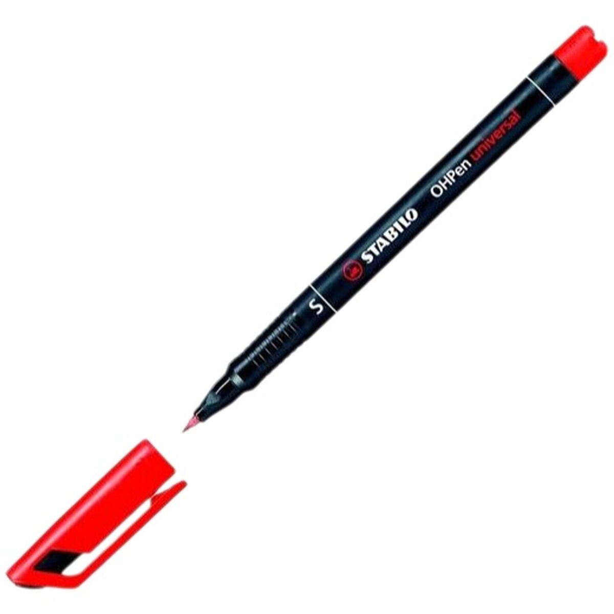 Tuschpennor Stabilo OHPEN UNIVERSAL Svart 0,4 mm (10 antal)-Kontor och Kontorsmaterial, Kulspetspennor, pennor och skrivverktyg-Stabilo-peaceofhome.se