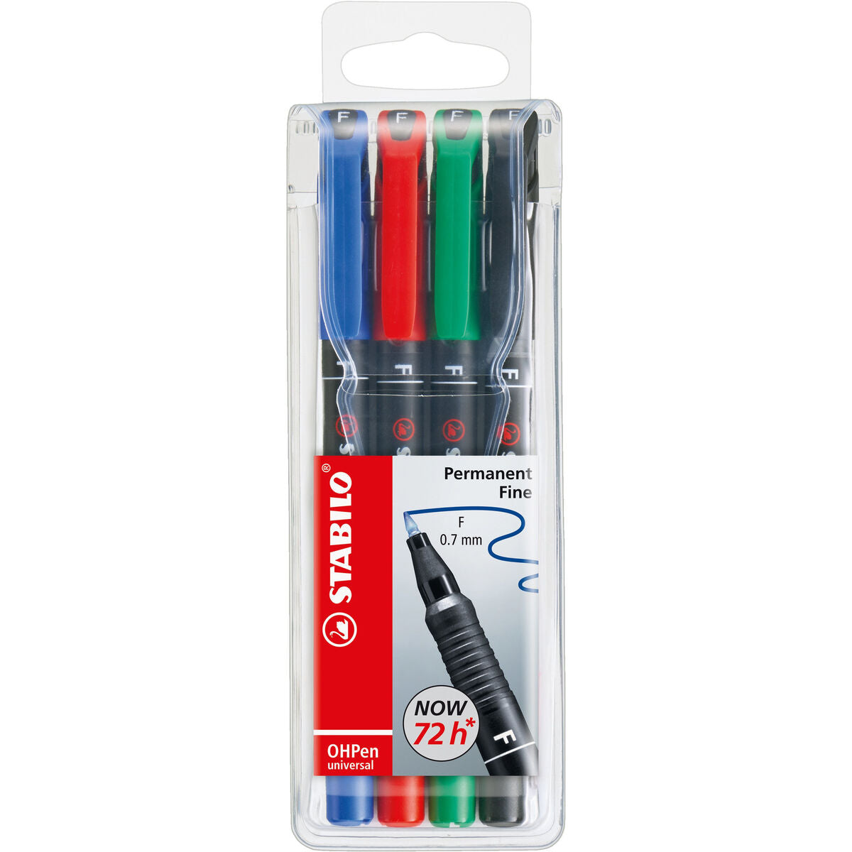 Tuschpennor Stabilo Oh Pen Multicolour 0,7 mm (5 antal)-Kontor och Kontorsmaterial, Kulspetspennor, pennor och skrivverktyg-Stabilo-peaceofhome.se