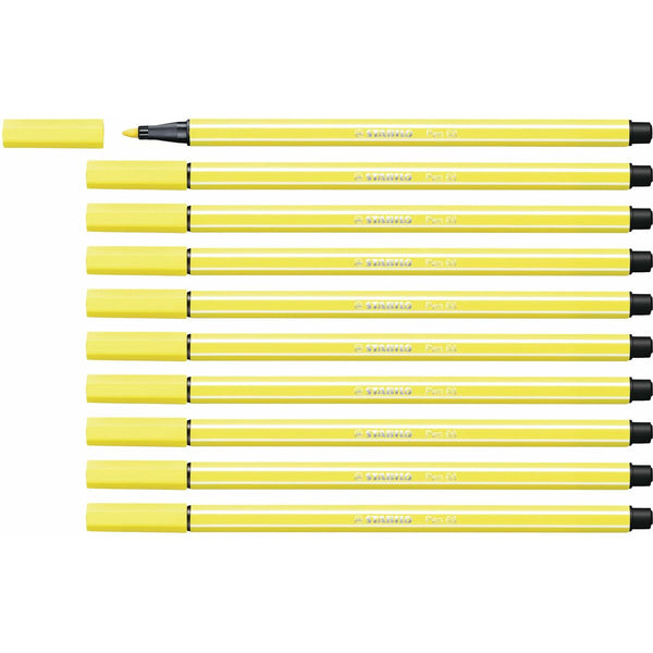 Tuschpennor Stabilo Pen 68 (10 Delar)-Kontor och Kontorsmaterial, Kulspetspennor, pennor och skrivverktyg-Stabilo-peaceofhome.se