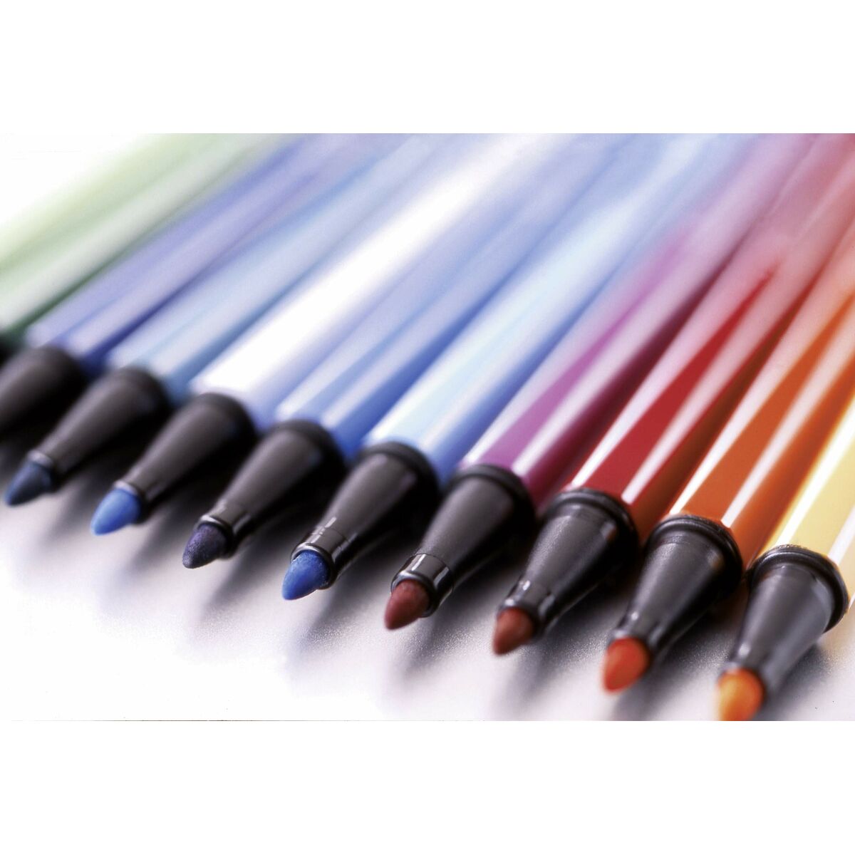 Tuschpennor Stabilo Pen 68 ARTY 12 Delar Multicolour-Kontor och Kontorsmaterial, Kulspetspennor, pennor och skrivverktyg-Stabilo-peaceofhome.se