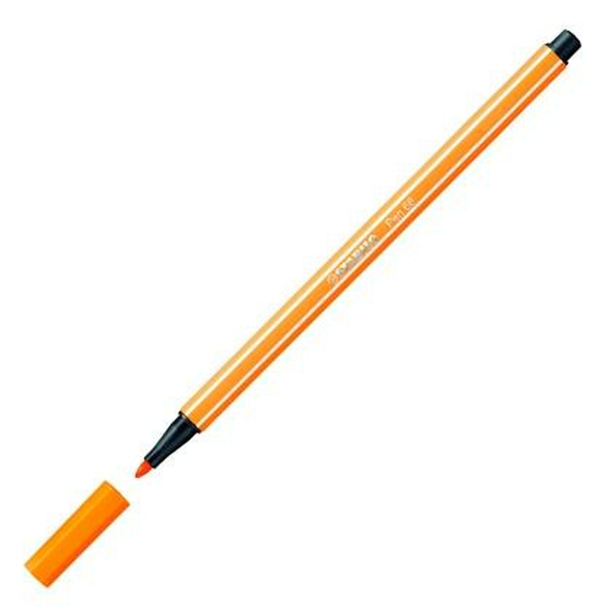 Tuschpennor Stabilo Pen 68 Orange (10 Delar)-Kontor och Kontorsmaterial, Kulspetspennor, pennor och skrivverktyg-Stabilo-peaceofhome.se