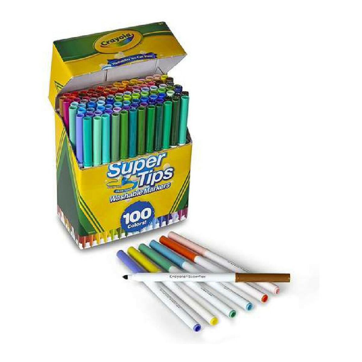 Tuschpennor Super Tips Crayola 58-5100 (100 uds)-Leksaker och spel, Kreativa aktiviteter-Crayola-peaceofhome.se