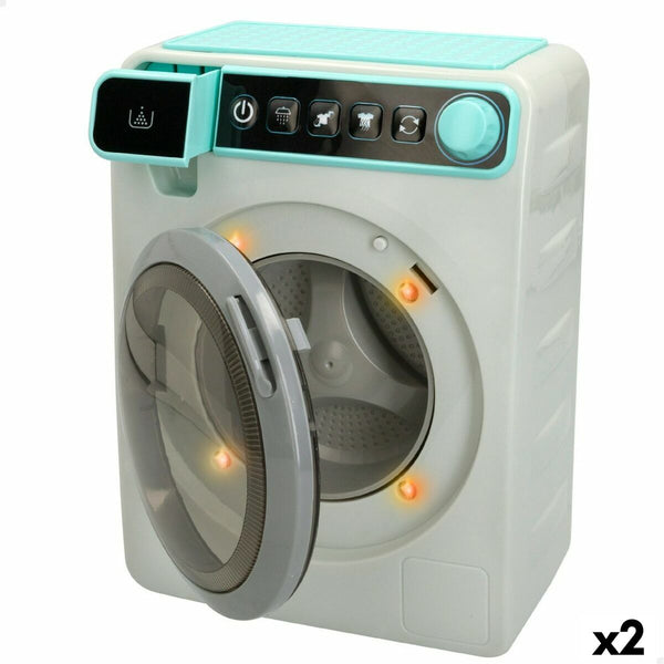 Tvättmaskin PlayGo 17,5 x 24 x 12 cm (2 antal)-Leksaker och spel, Imitera spel-PlayGo-peaceofhome.se