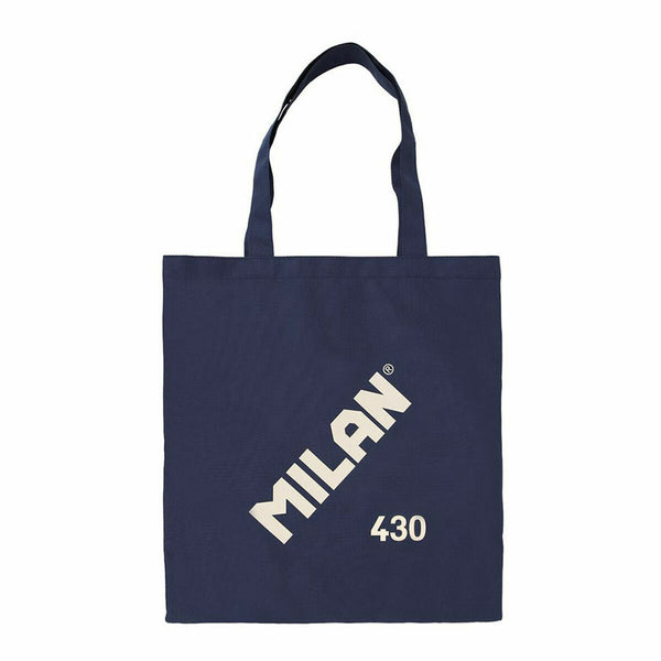 Tygväska Milan Marinblå 41 x 38 x 0,5 cm-Kontor och Kontorsmaterial, Skol- och utbildningsmaterial-Milan-peaceofhome.se