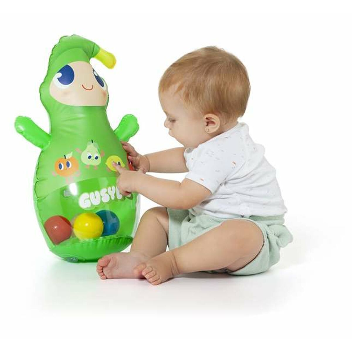 Uppblåsbar docka Moltó 43 x 27 cm-Leksaker och spel, Dockor och tillbehör-Moltó-peaceofhome.se