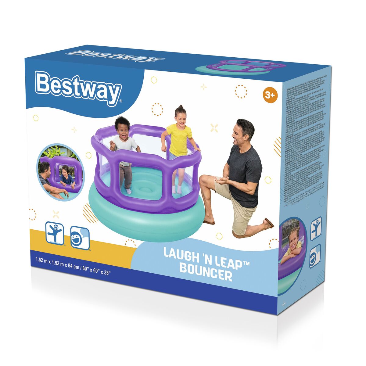 Uppblåsbart slott Bestway-Leksaker och spel, Sport och utomhus-Bestway-peaceofhome.se
