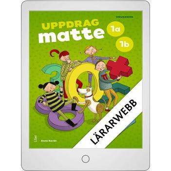 Uppdrag Matte 1 Lärarwebb 12 mån-Digitala böcker-Liber-peaceofhome.se