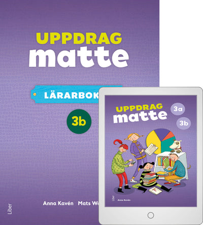 Uppdrag Matte 3B Lärarbok med Lärarwebb-Digitala böcker-Liber-peaceofhome.se