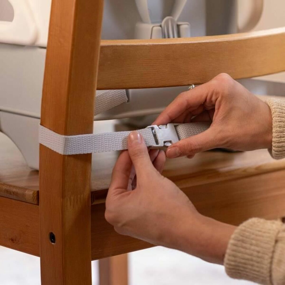 Upphöjare Ingenuity Deluxe Comfort Vit Grå-Bebis, Amning och kost-Ingenuity-peaceofhome.se