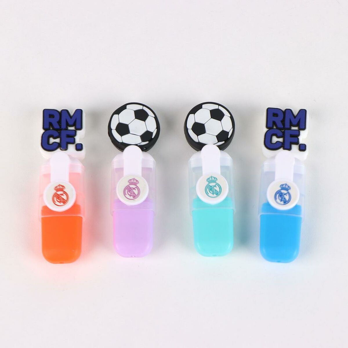 Uppsättning av markörer Real Madrid C.F. Multicolour 5 Delar-Kontor och Kontorsmaterial, Kulspetspennor, pennor och skrivverktyg-Real Madrid C.F.-peaceofhome.se