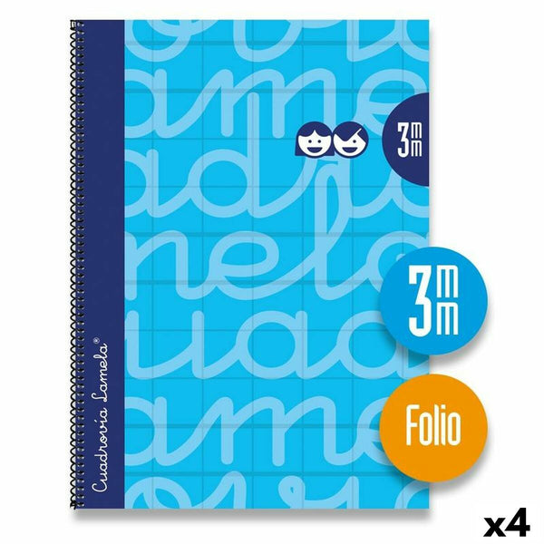 Uppsättning av övningsböcker Lamela Blå Din A4 80 Blad 21,5 x 31,5 cm 5 Delar (4 antal)-Kontor och Kontorsmaterial, Pappersprodukter för kontoret-Lamela-peaceofhome.se