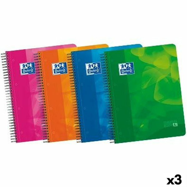 Uppsättning av övningsböcker Oxford EUROPEANBOOK 4 LAGOON A4+ 120 Blad 4 Delar (3 antal)-Kontor och Kontorsmaterial, Pappersprodukter för kontoret-Oxford-peaceofhome.se