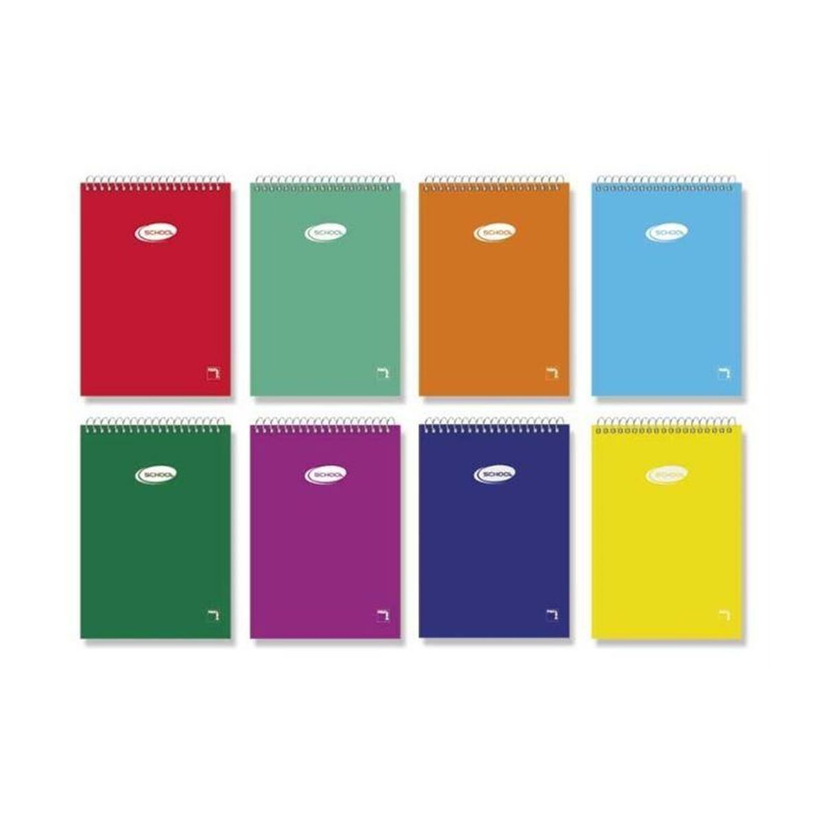 Uppsättning av övningsböcker Pacsa BASIC 1/12 80 Blad 10 Delar (12 antal)-Kontor och Kontorsmaterial, Pappersprodukter för kontoret-Pacsa-peaceofhome.se