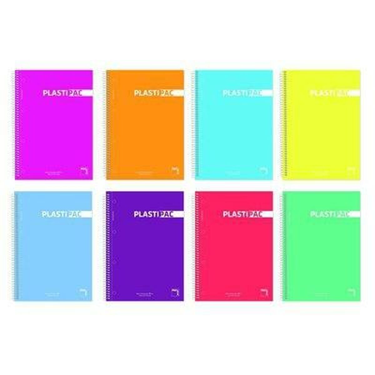 Uppsättning av övningsböcker Pacsa PLASTIPAC Din A4 80 Blad 21,5 x 31,5 cm 5 Delar (25 antal)-Kontor och Kontorsmaterial, Pappersprodukter för kontoret-Pacsa-peaceofhome.se