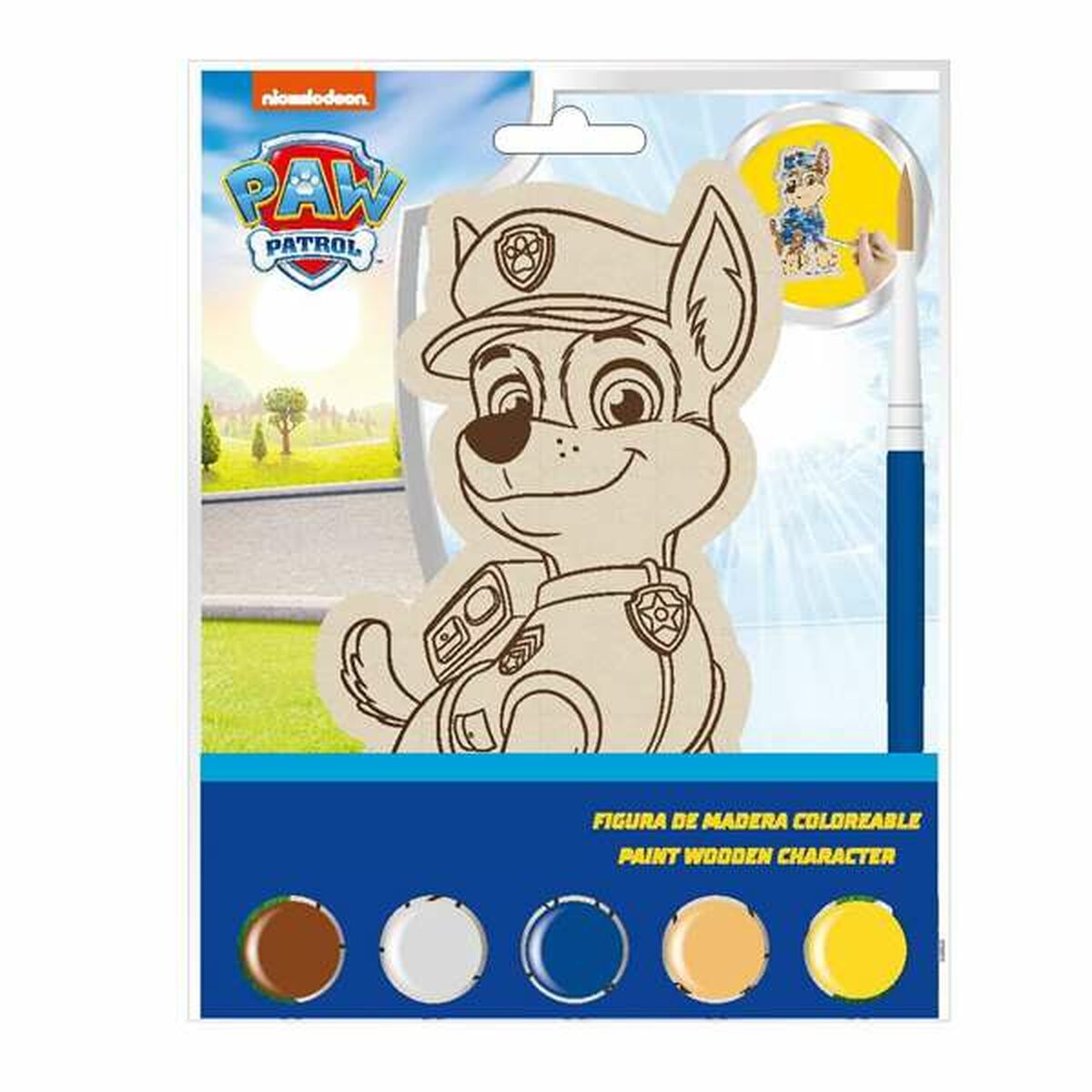 Uppsättning manuella aktiviteter The Paw Patrol Trä 14 x 18 x 5 cm-Leksaker och spel, Kreativa aktiviteter-The Paw Patrol-peaceofhome.se
