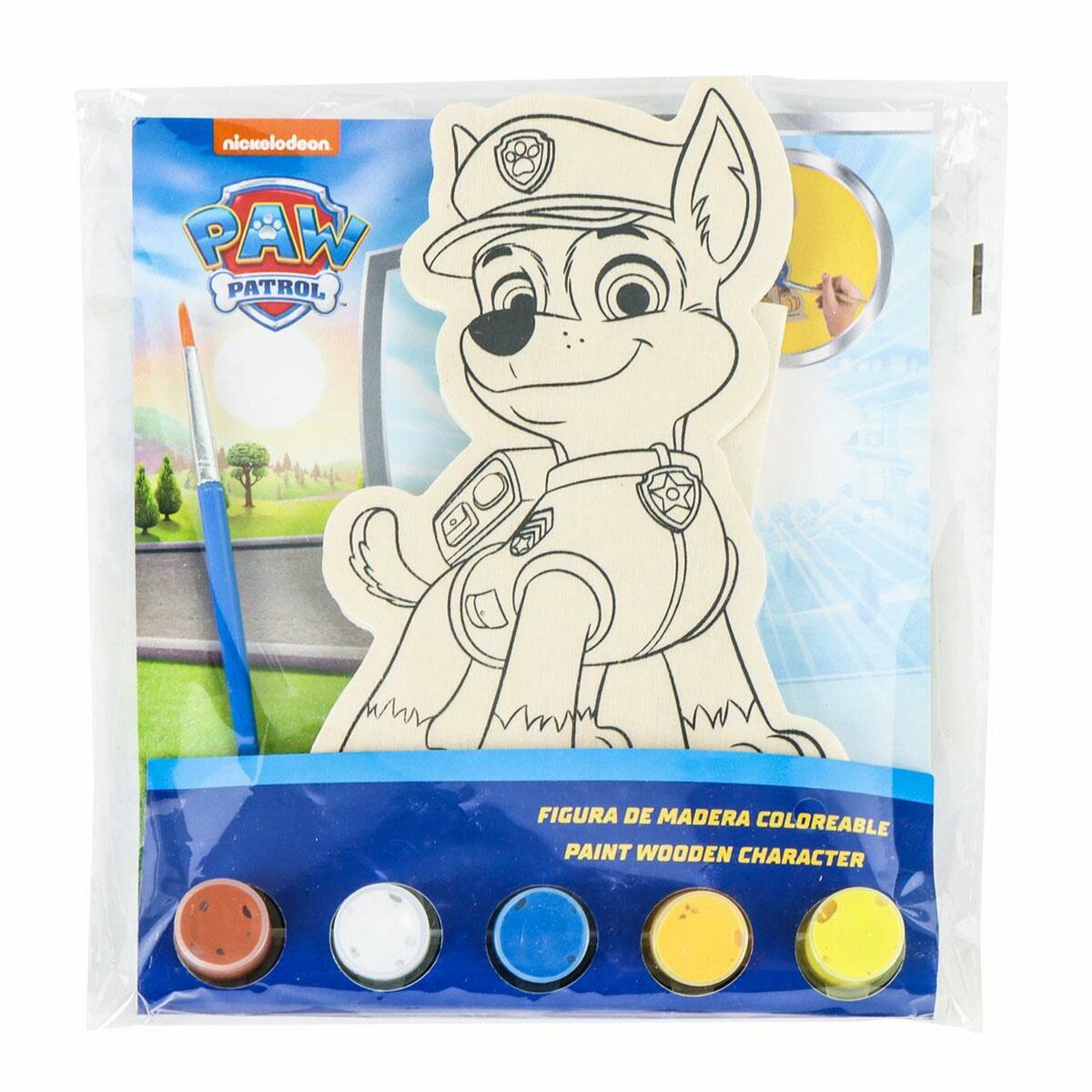 Uppsättning manuella aktiviteter The Paw Patrol Trä 14 x 18 x 5 cm-Leksaker och spel, Kreativa aktiviteter-The Paw Patrol-peaceofhome.se