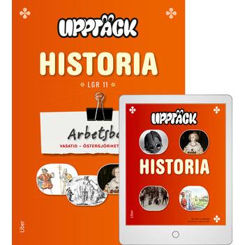 Upptäck Historia Arbetsbok 2 med Digitalt Övningsmaterial-Digitala böcker-Liber-peaceofhome.se